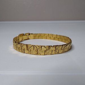 7 Inch Metal Hearts Bracelet